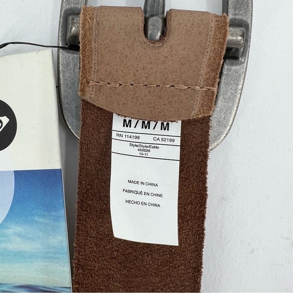 Roxy Western Boho Beaded Leather Belt Size M - Picture 5 of 7